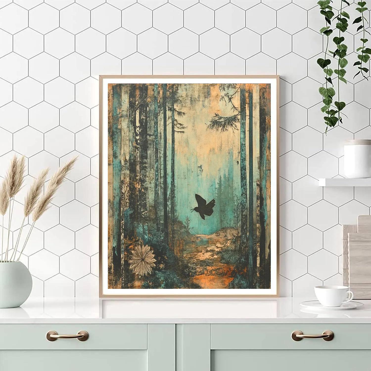 Max Ernst Inspired Dream Forest Paint by numbers kits