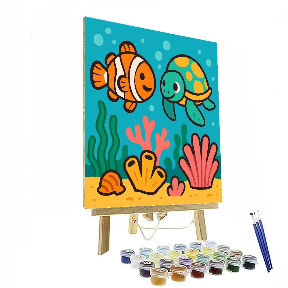 Rainbow Reef Adventure paint by color