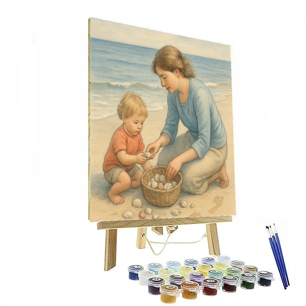 Beach Shell Collection painting number kit