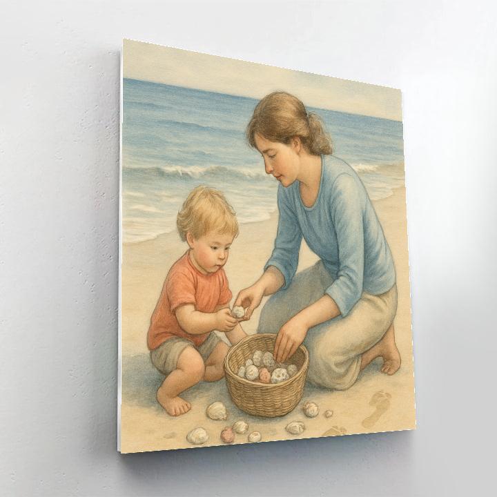 Beach Shell Collection painting number kit