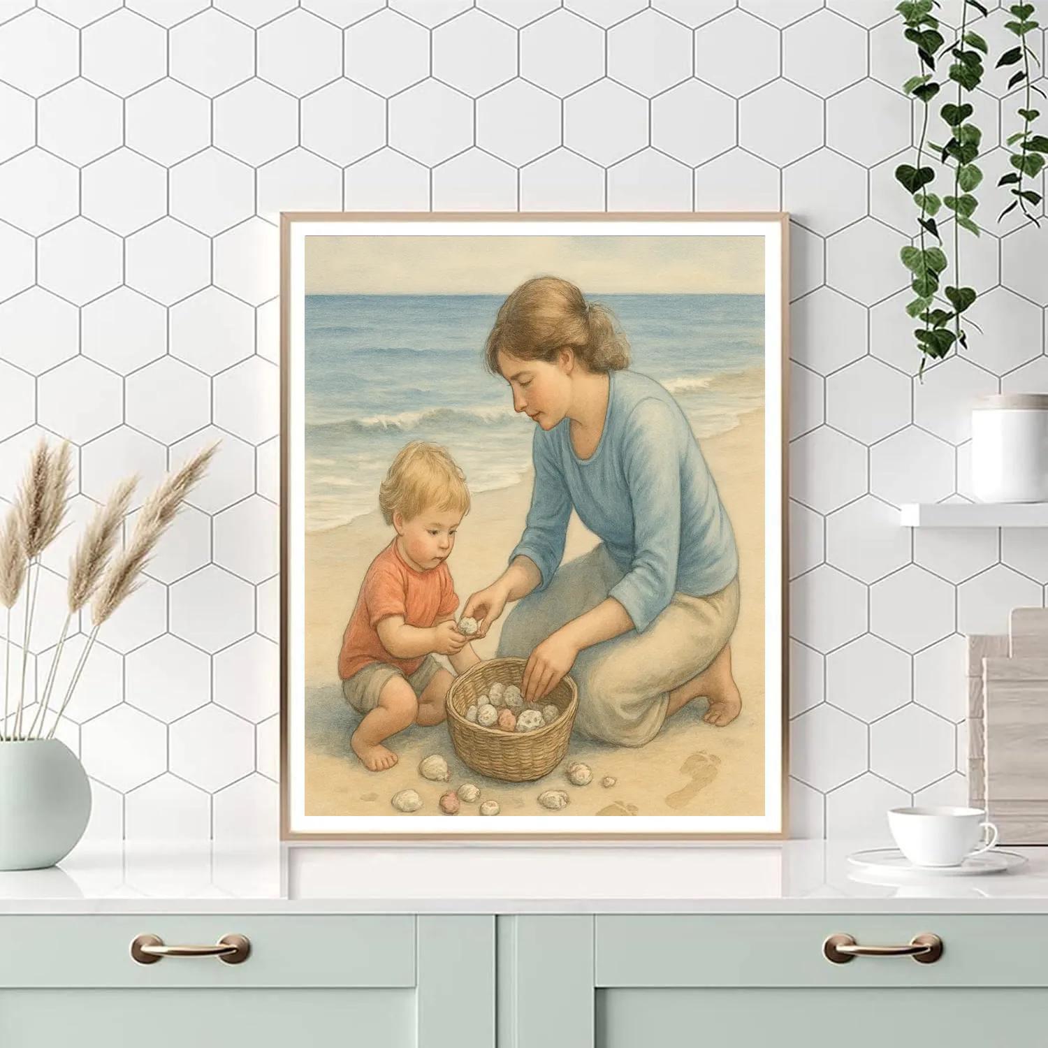Beach Shell Collection painting number kit