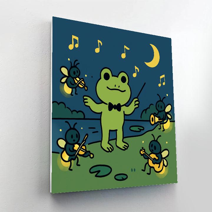 Firefly Night Orchestra Paint by numbers art