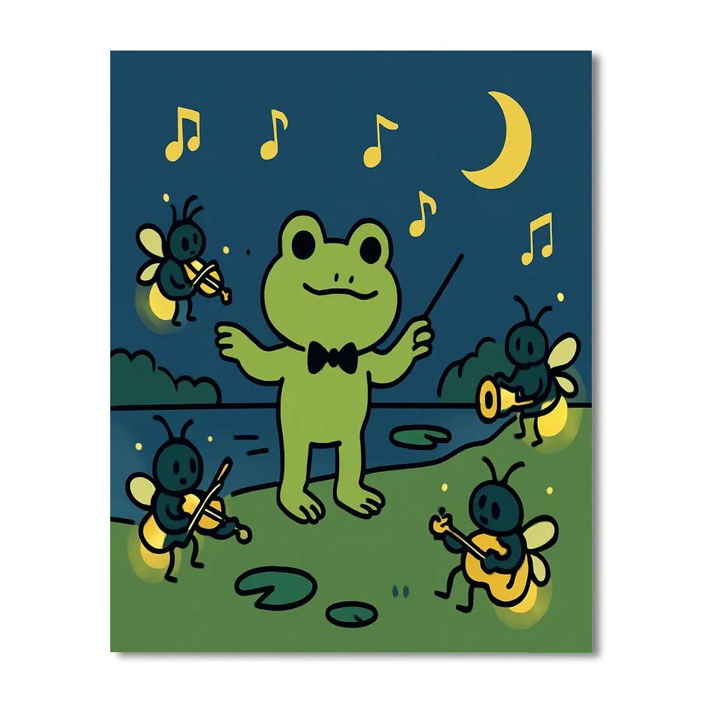 Firefly Night Orchestra Paint by numbers art