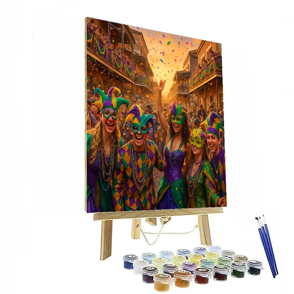 Mardi Gras Spectacle Painting by numbers kit