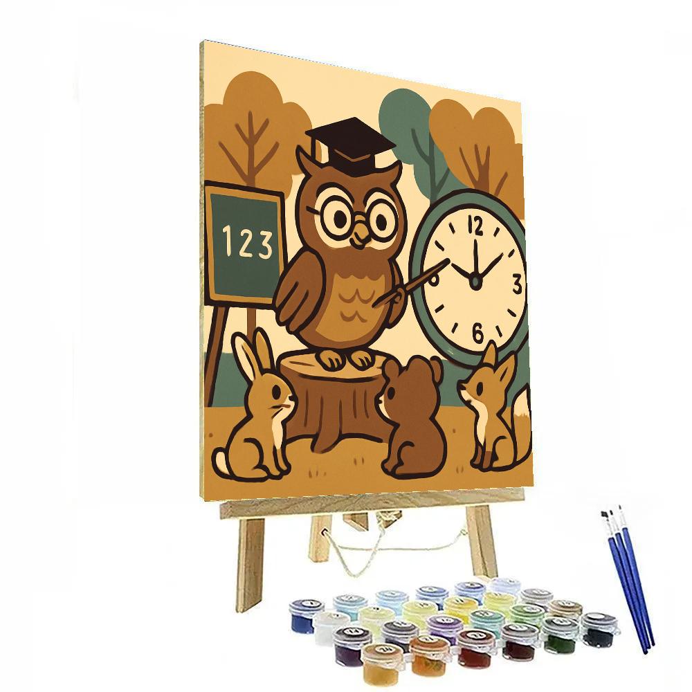 Clockwork Owl Classroom Numbered painting kits