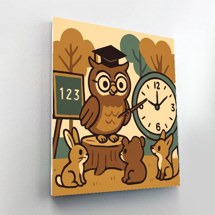 Clockwork Owl Classroom Numbered painting kits