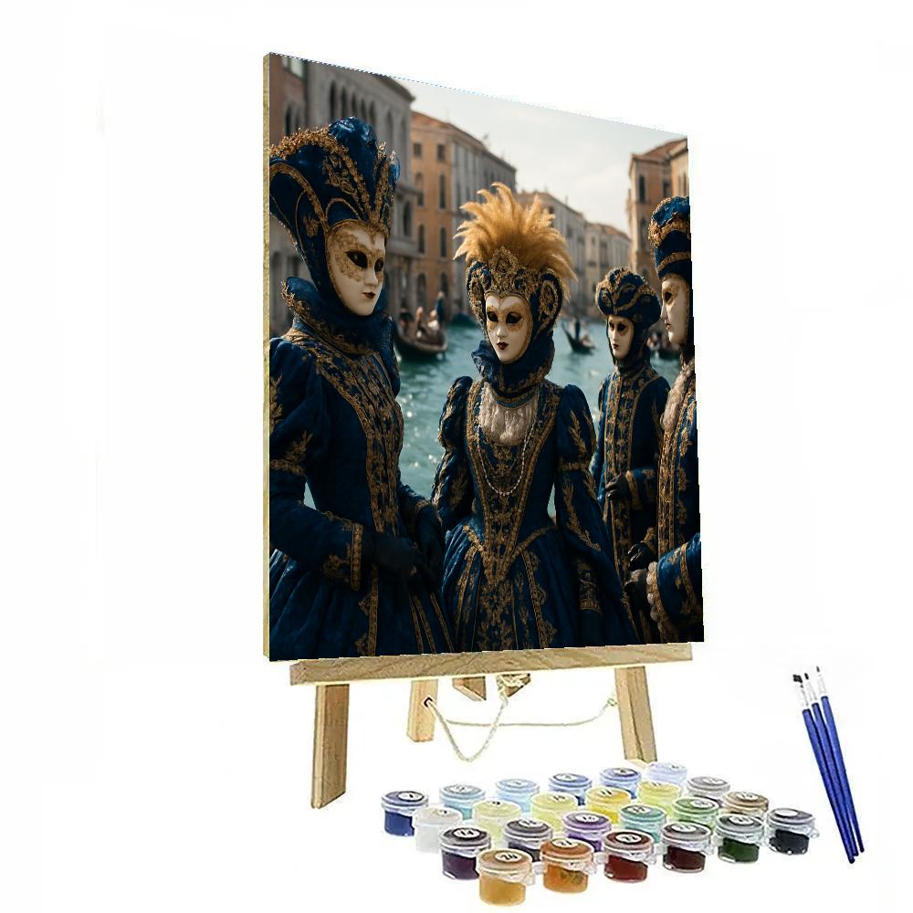 Carnival Of Venice Masquerade paint by color
