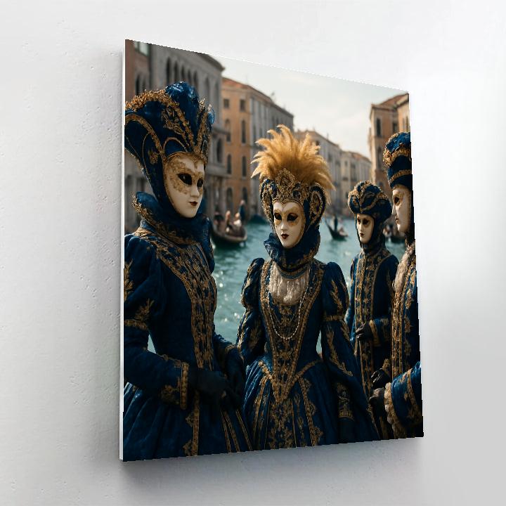 Carnival Of Venice Masquerade paint by color