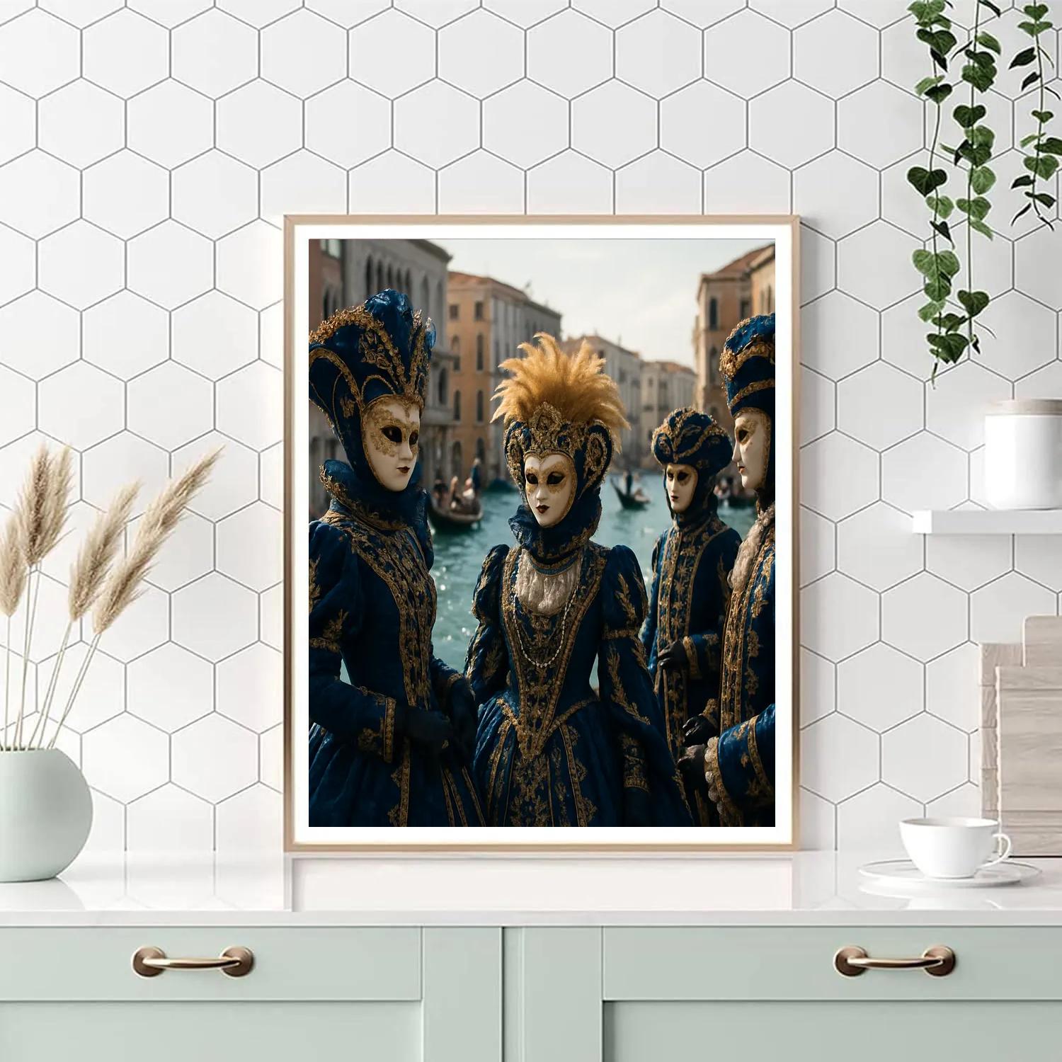 Carnival Of Venice Masquerade paint by color