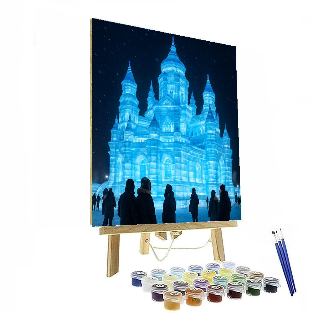 Harbin Ice And Snow Festival Sculpture Paint by numbers art