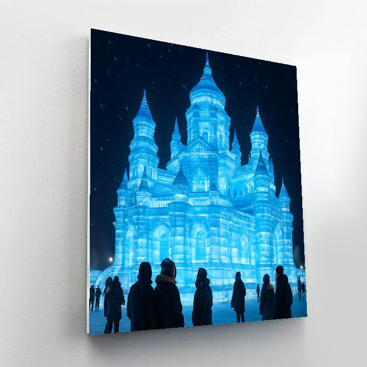 Harbin Ice And Snow Festival Sculpture Paint by numbers art