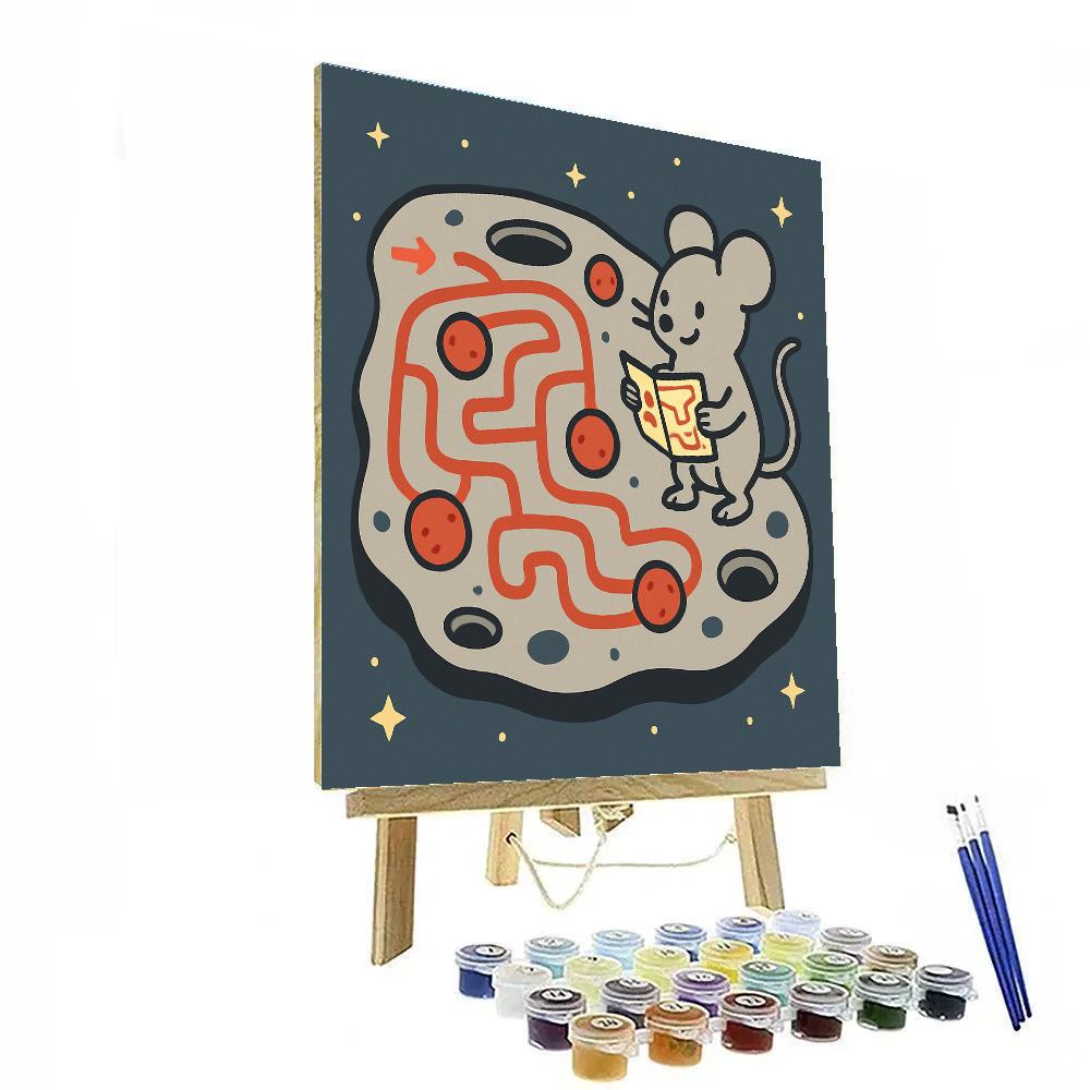 Meteor Maze Mouse Numbered painting kits