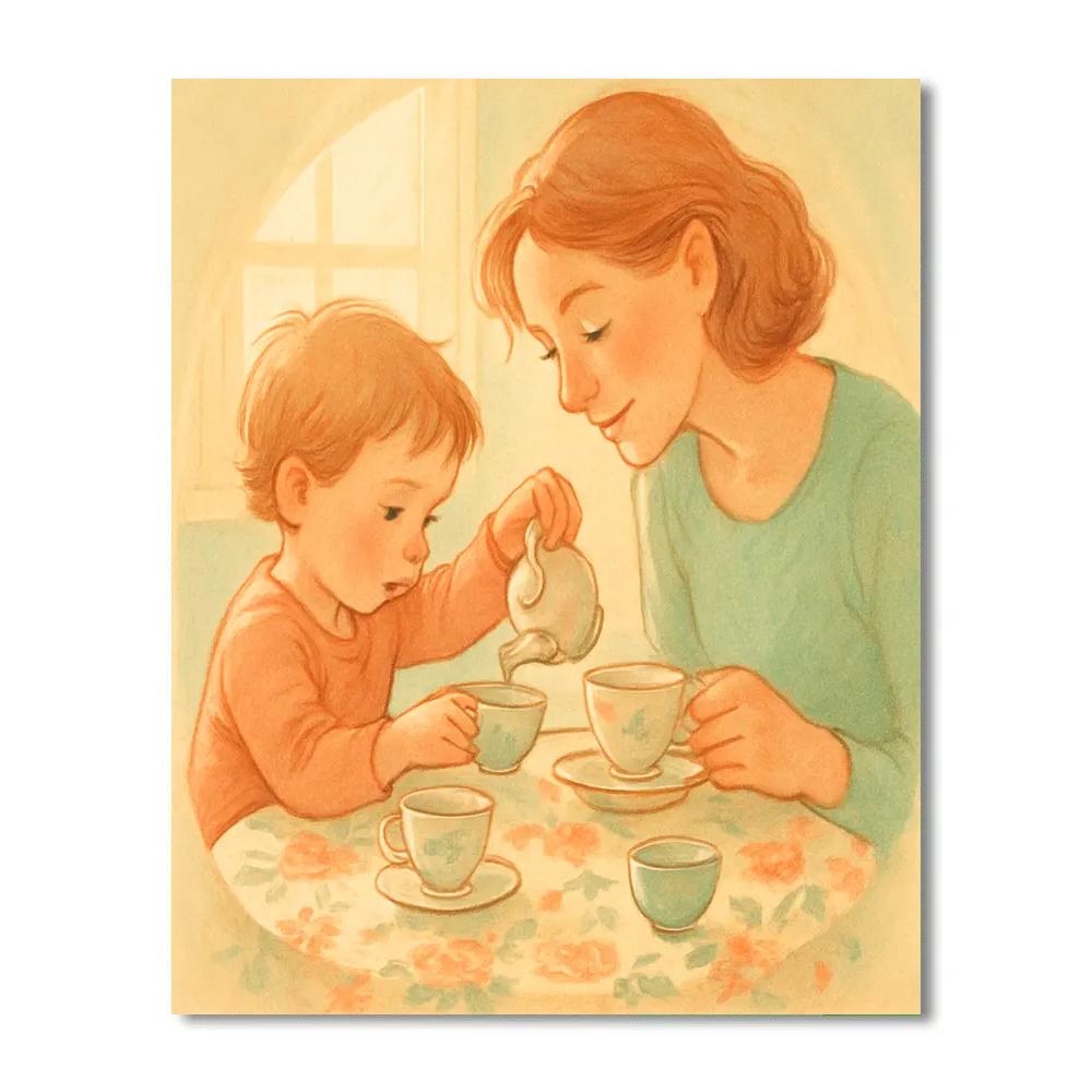 Hospitality Tea Party Afternoon paint by numbers