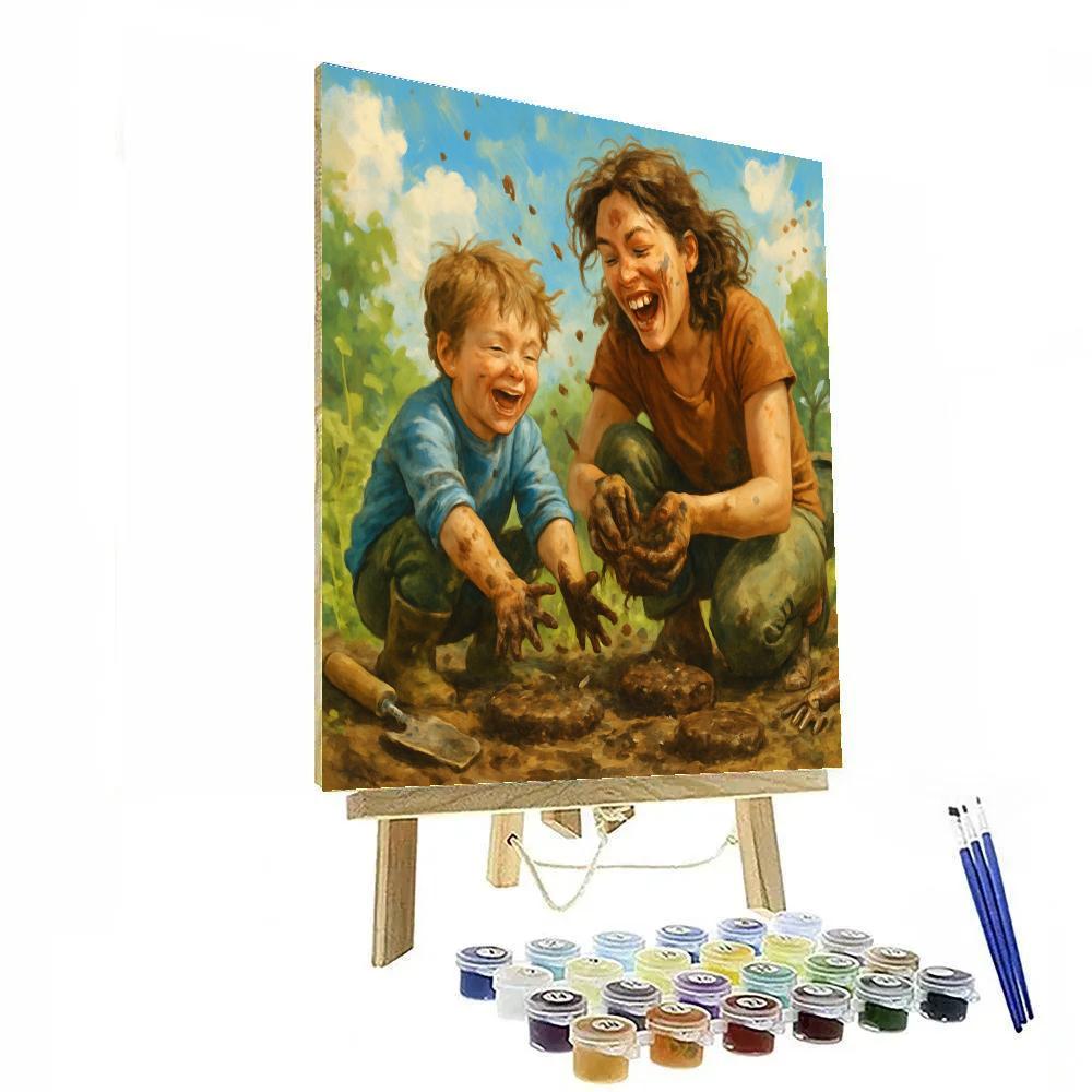 Mud Pie Workshop paint by numbers