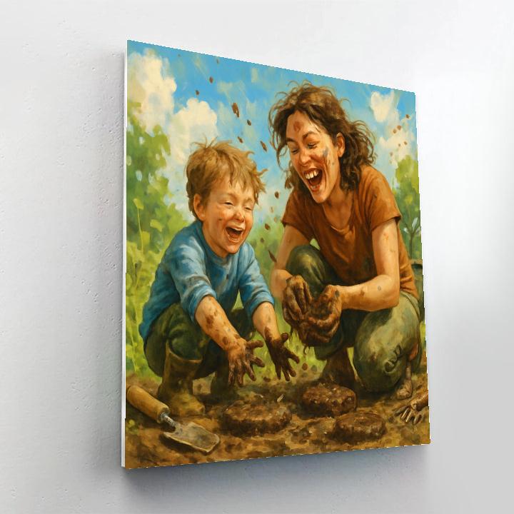 Mud Pie Workshop paint by numbers