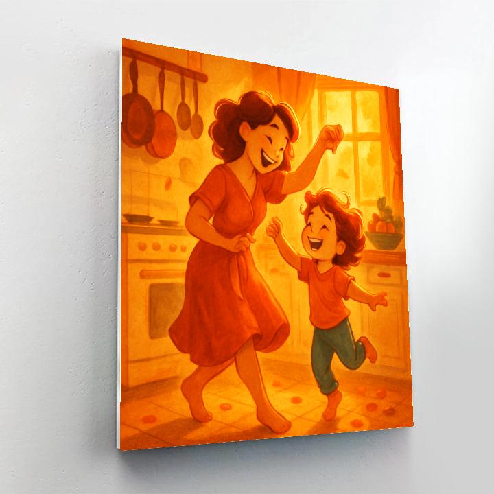 Kitchen Dance Celebration paint by number