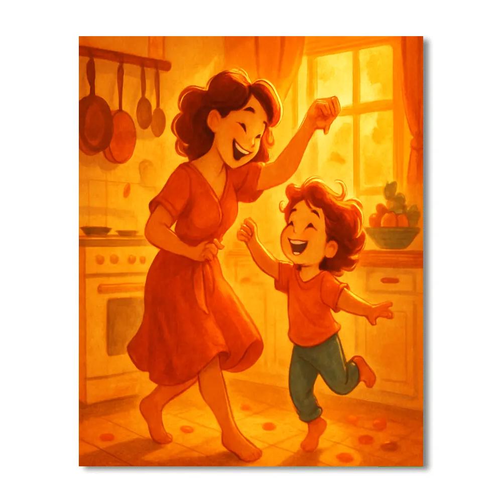 Kitchen Dance Celebration paint by number
