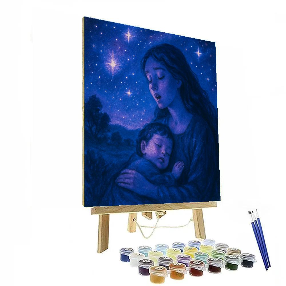 Starlit Lullaby Moments DIY paint by numbers