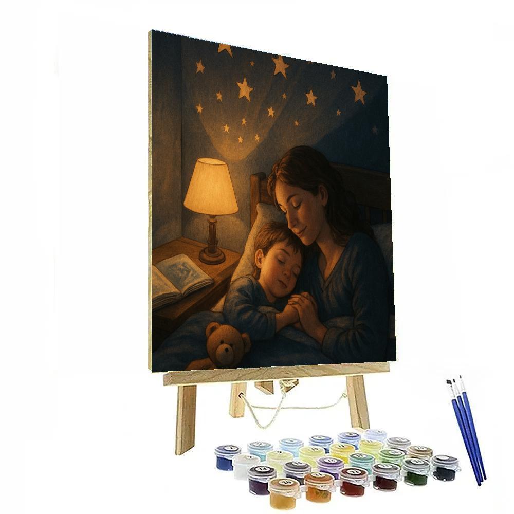 Starlit Ceiling Storytime With Mom paint by number