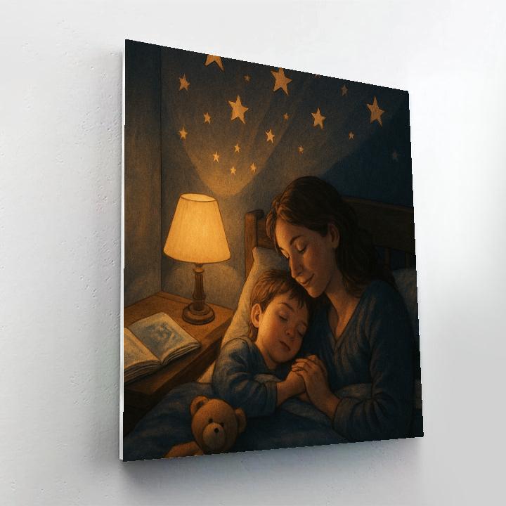 Starlit Ceiling Storytime With Mom paint by number