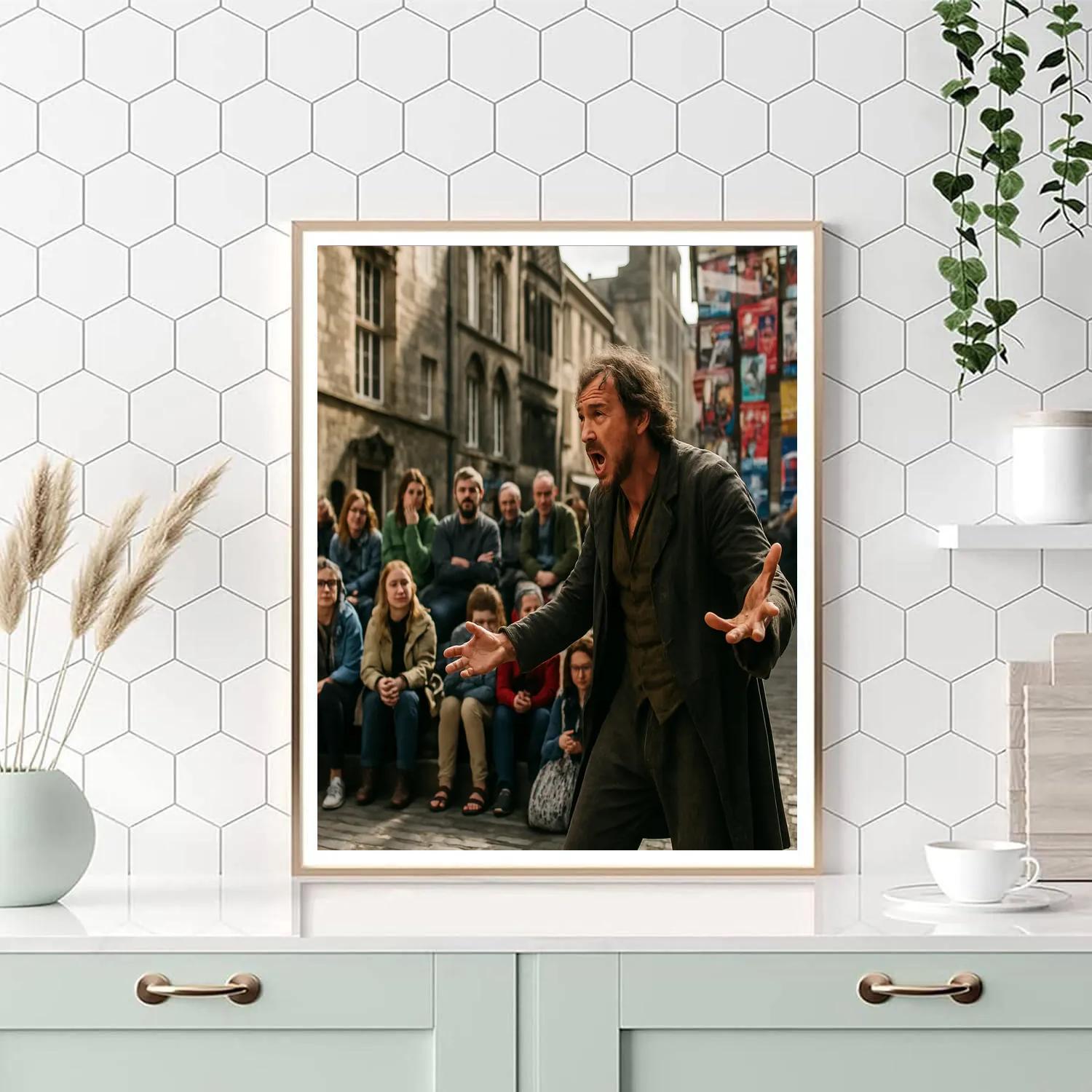 Edinburgh Fringe Street Performer Painting by numbers kit