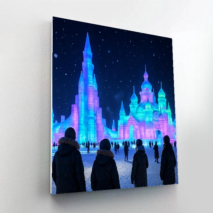 Harbin Ice And Snow Festival paint by number
