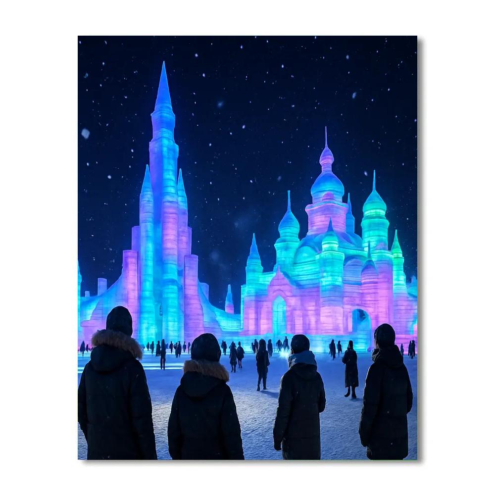 Harbin Ice And Snow Festival paint by number