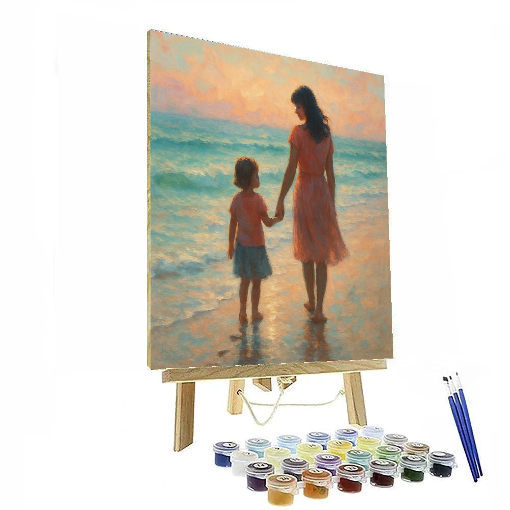 Ocean Whisper Walk Painting by numbers kit