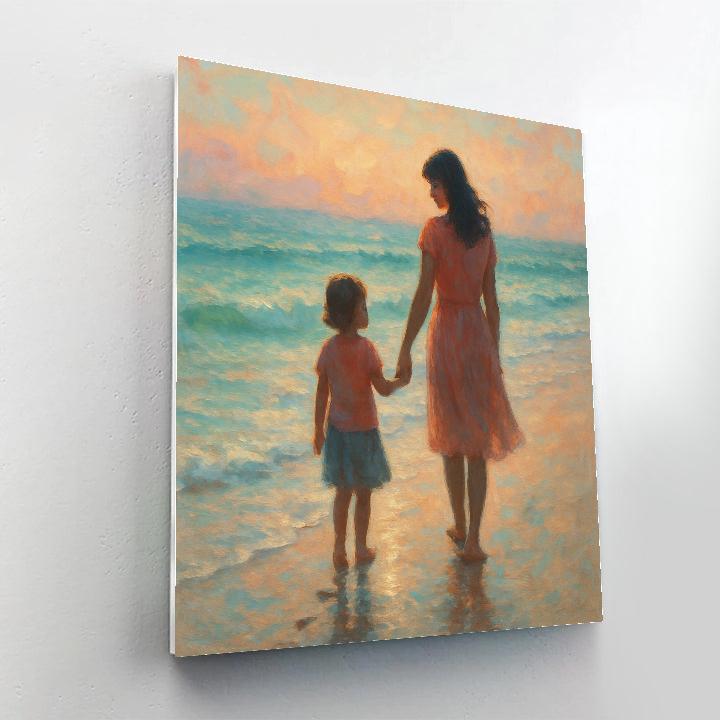 Ocean Whisper Walk Painting by numbers kit