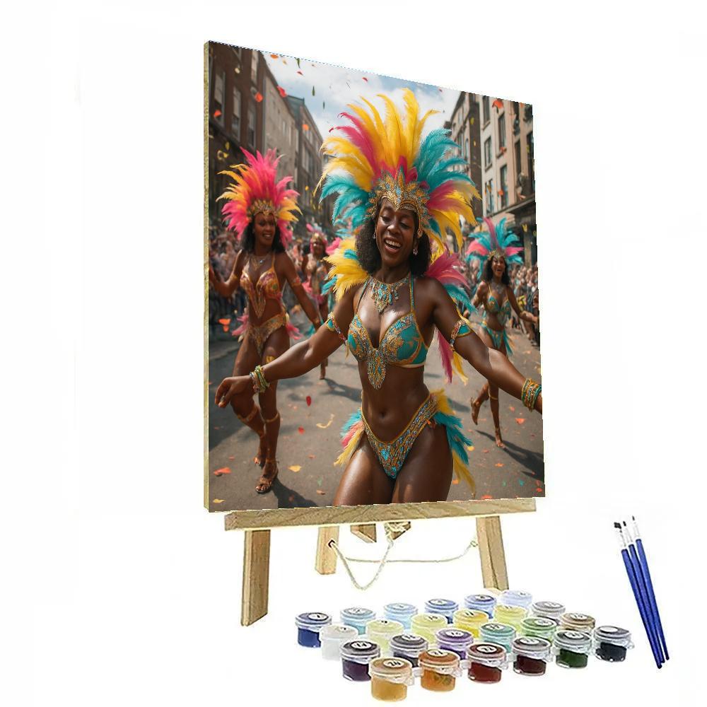 Notting Hill Carnival Dance paint by color