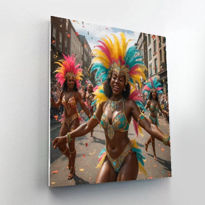 Notting Hill Carnival Dance paint by color