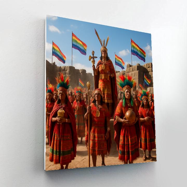 Inti Raymi Sun Festival Ceremony paint by number