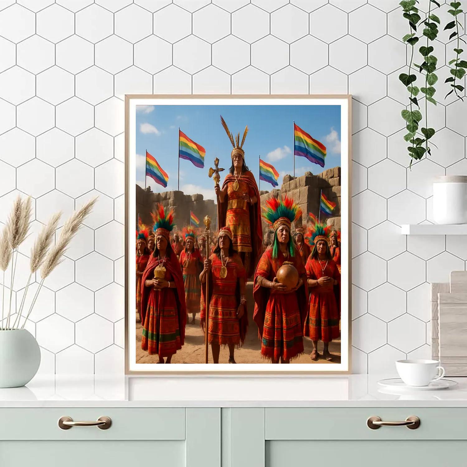 Inti Raymi Sun Festival Ceremony paint by number
