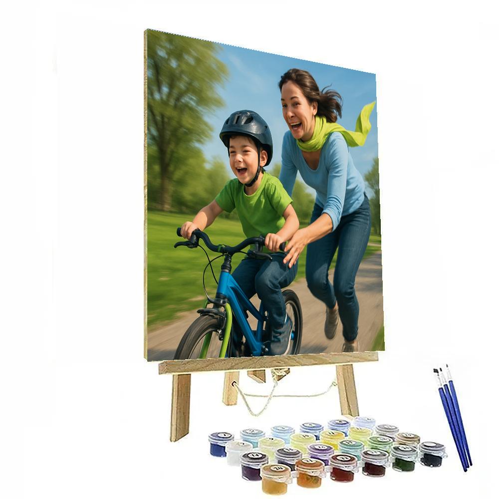 Bicycle Ride Confidence DIY paint by numbers