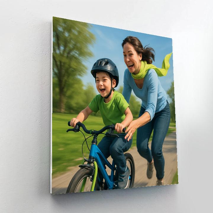 Bicycle Ride Confidence DIY paint by numbers