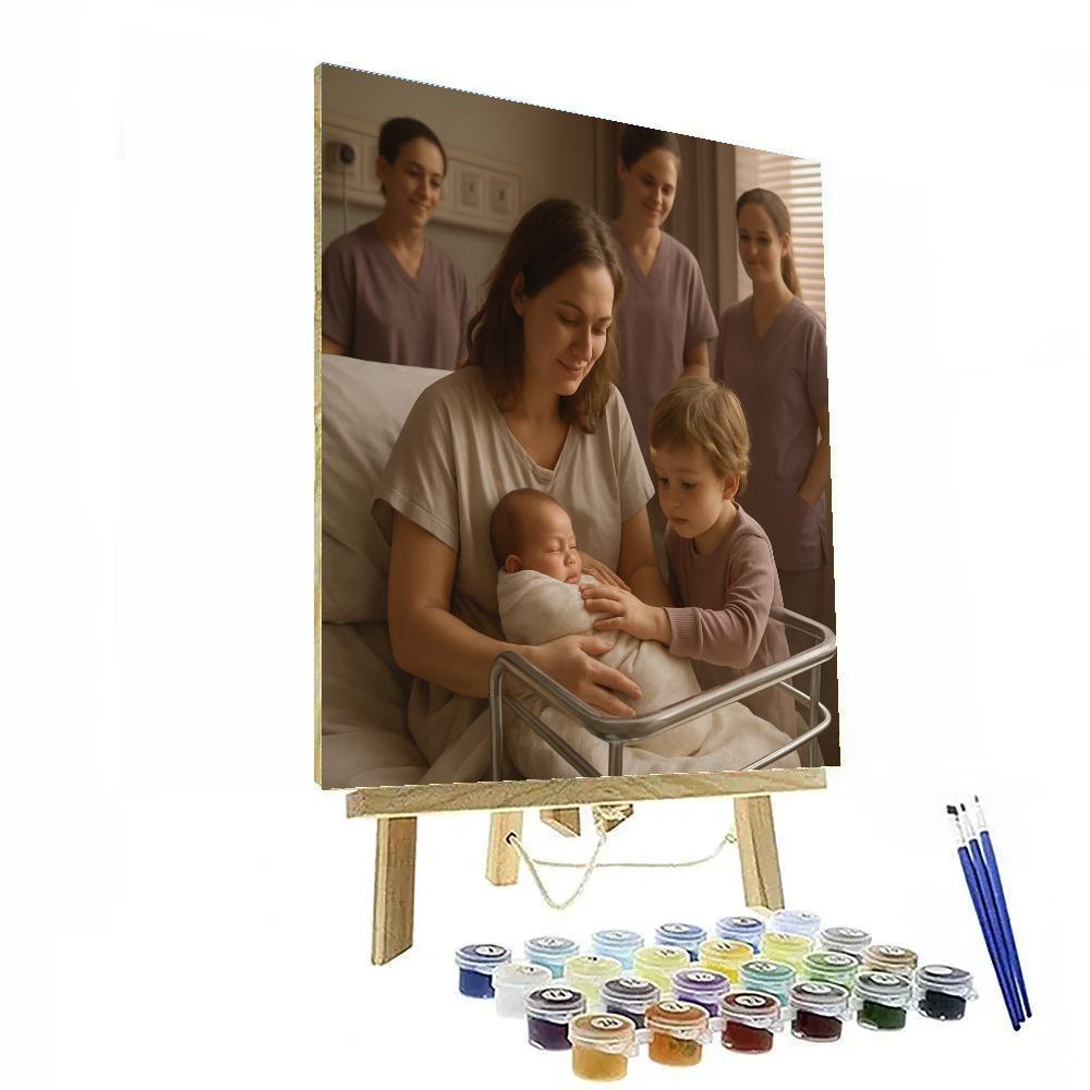 Hospital Visit Hope Painting by numbers kit