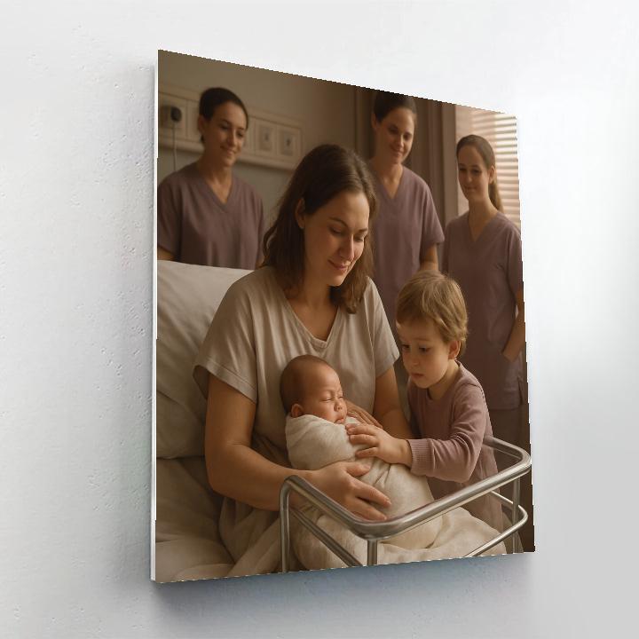 Hospital Visit Hope Painting by numbers kit