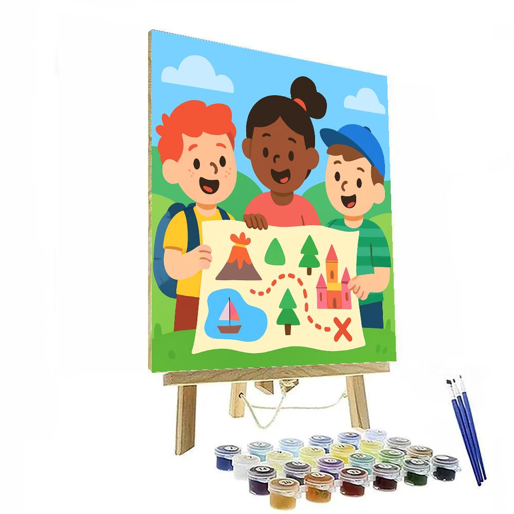 Magic Map Adventure Number painting