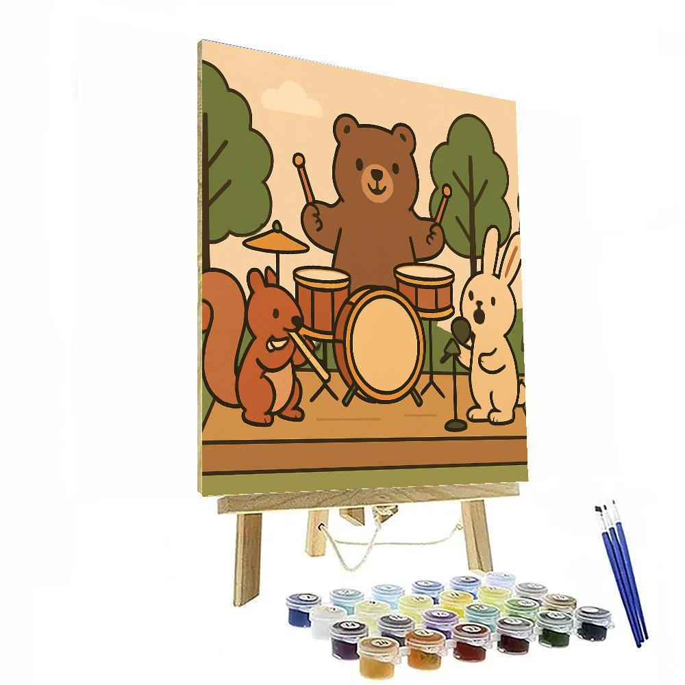 Harmony Forest Band Number painting
