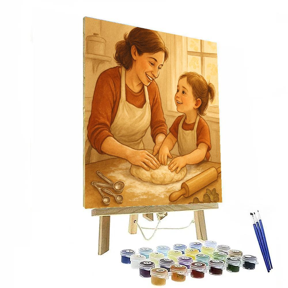 Quiet Kitchen Baking Lesson paint by color