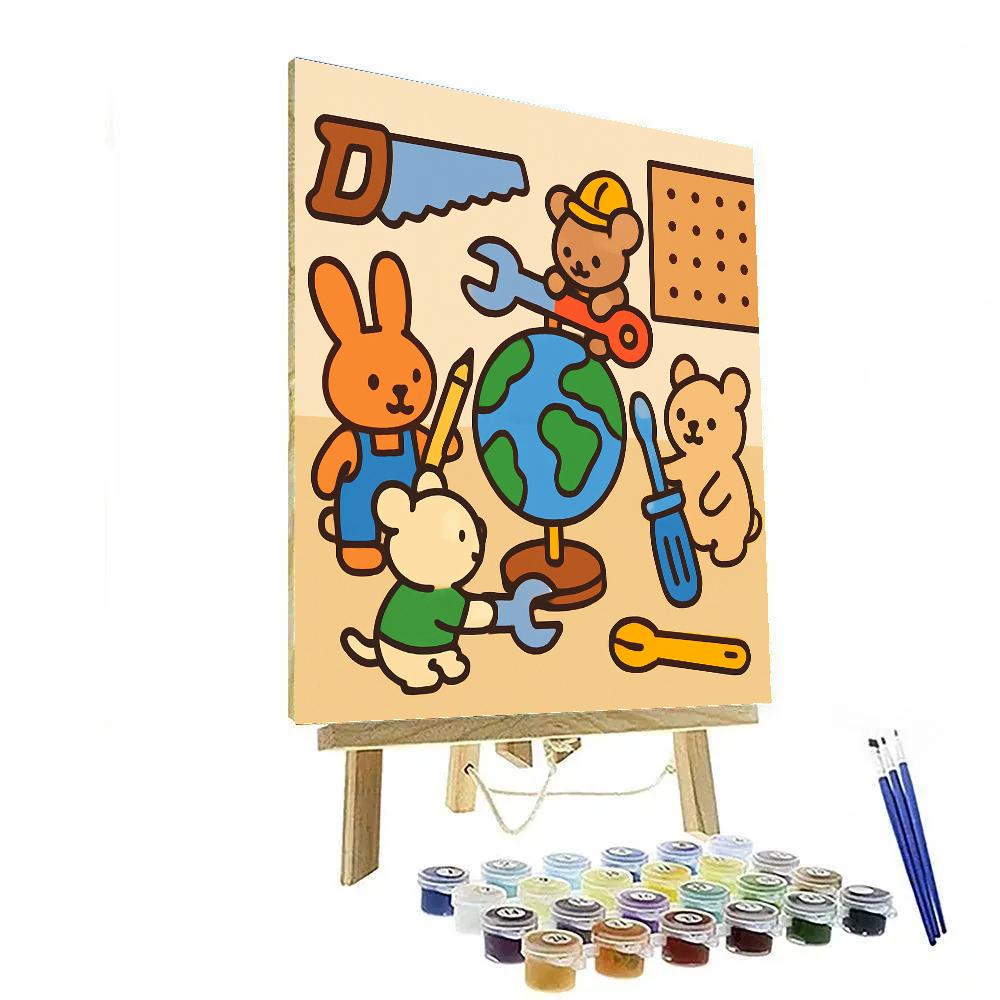 Tiny Planet Engineers paint by number