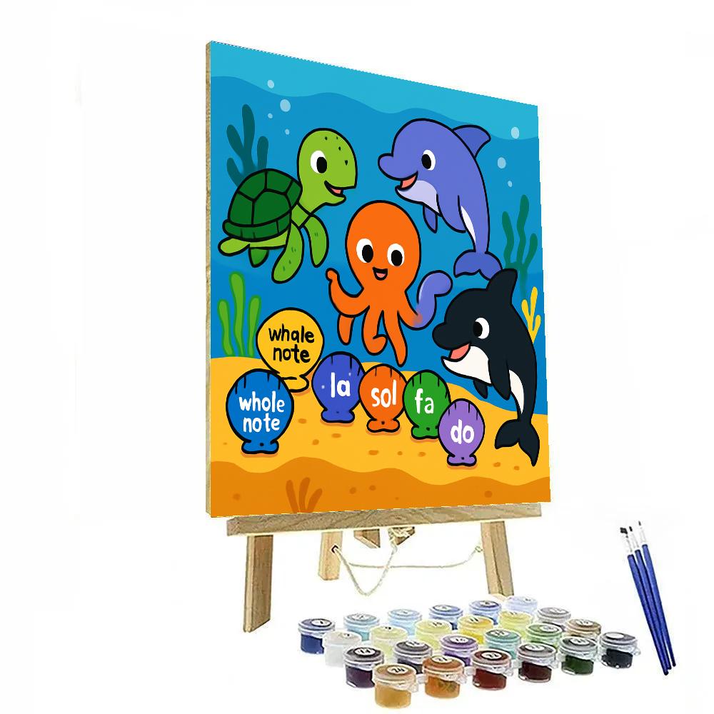 Coral Concert Classroom Numbered painting kits