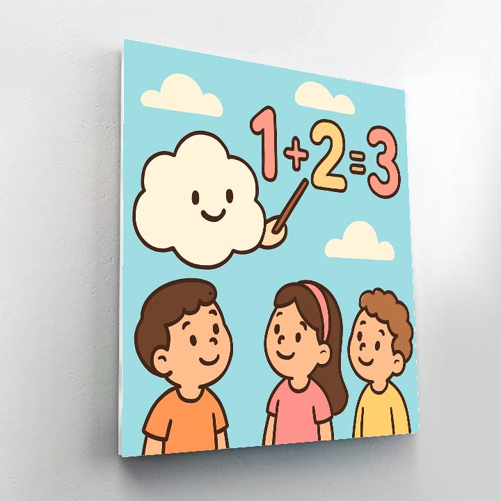 Clever Cloud Calculator paint by color