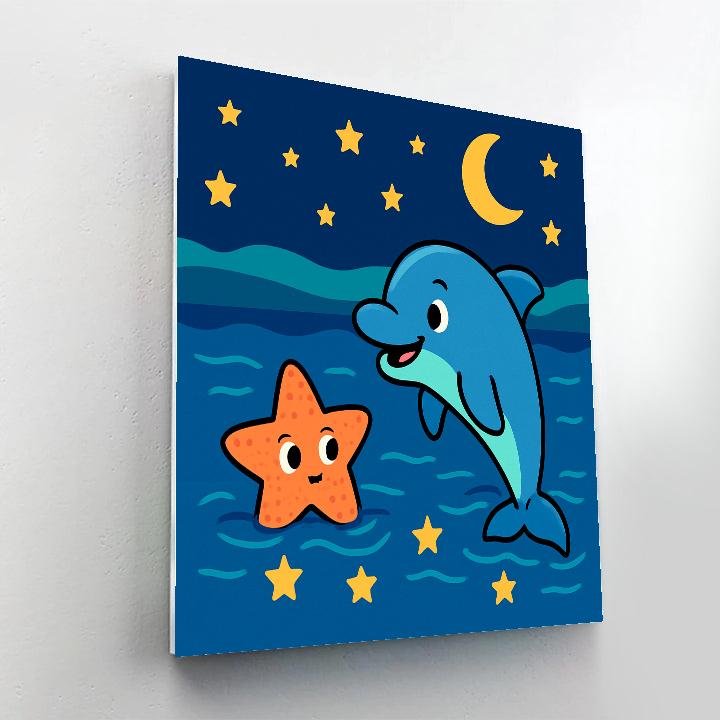 Starlight Ocean Adventure Painting by numbers kit