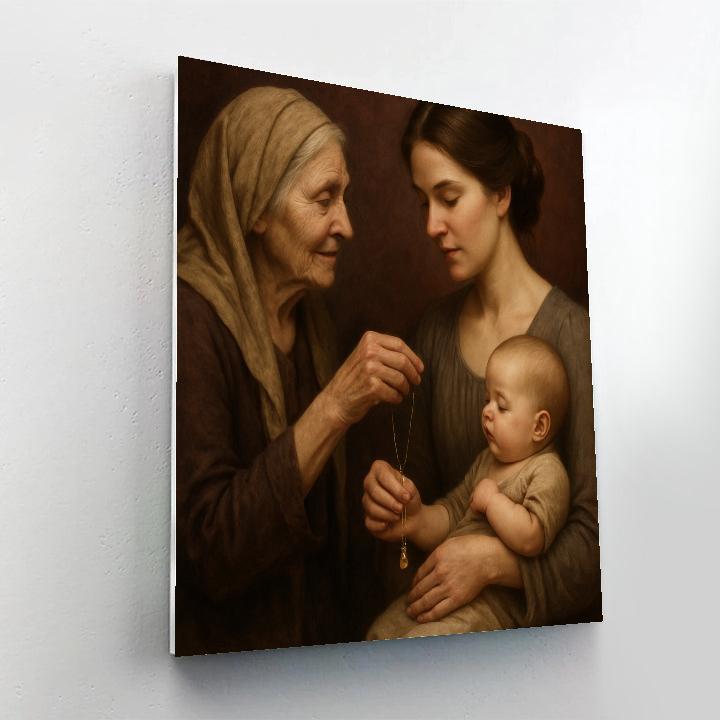 Guiding Hands Across Generations Numbered painting kits