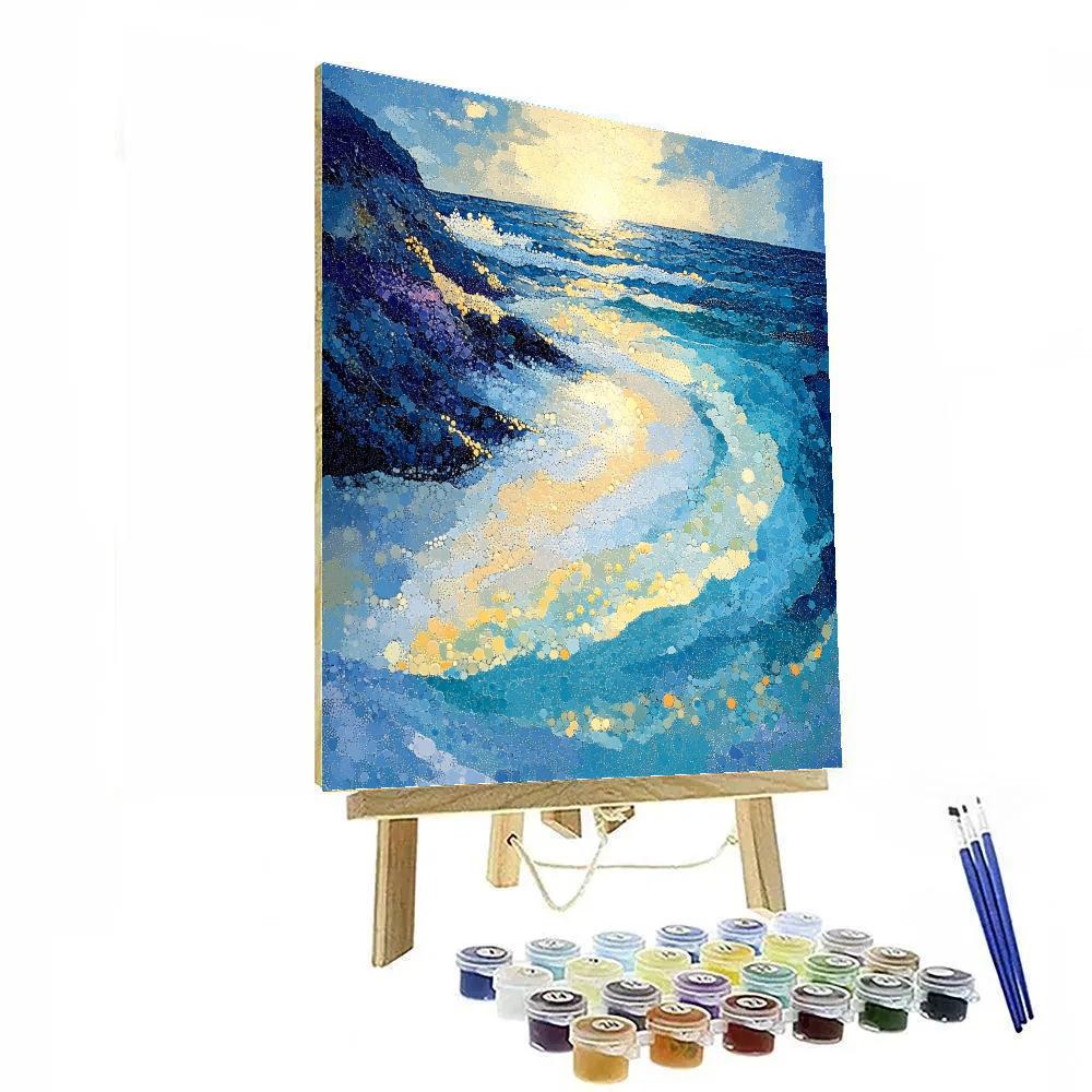 Georges Seurat Inspired Tidal Prism paint by numbers