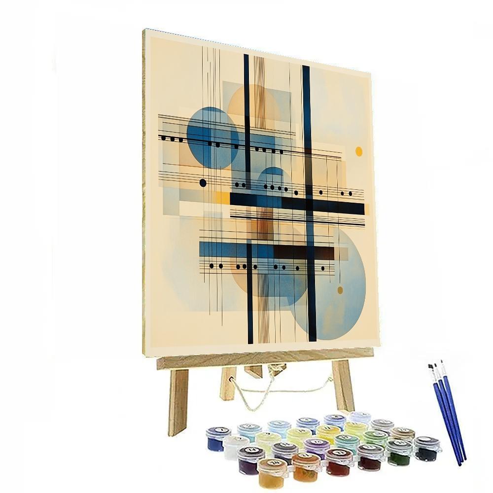 Paul Klee Inspired Silent Sonata DIY paint by numbers