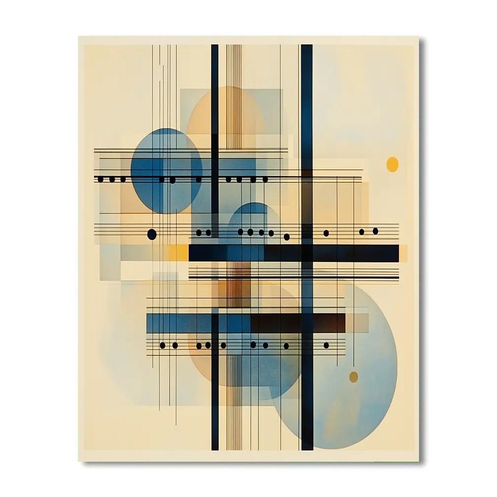 Paul Klee Inspired Silent Sonata DIY paint by numbers