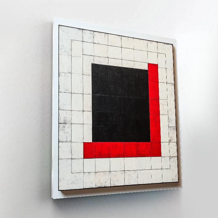 Kazimir Malevich Inspired Cosmic Square Paint by numbers kits