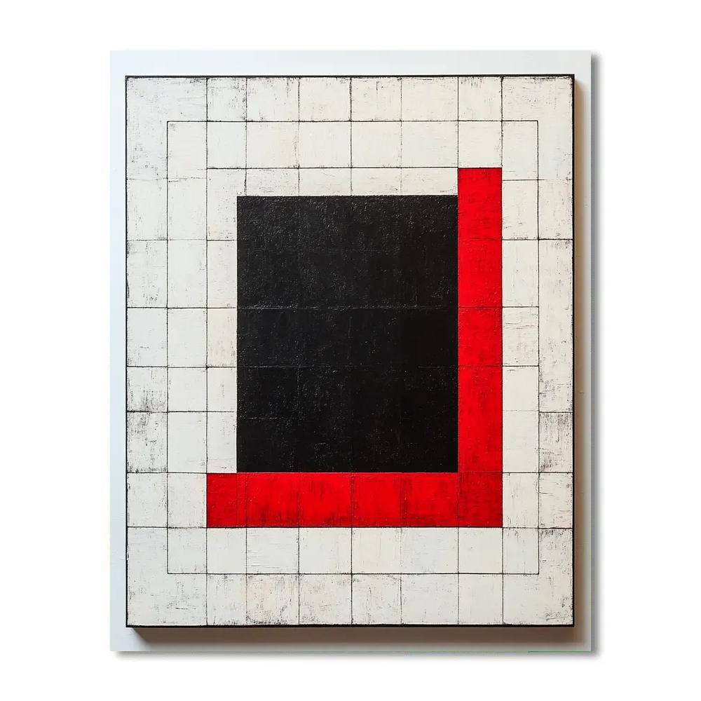 Kazimir Malevich Inspired Cosmic Square Paint by numbers kits